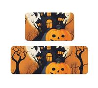 Felice-Halloween-Vector Print Luxury tappetini da cucina per pavimento, lavanderia, arredamento essenziale per la casa