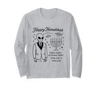 Felice Hanukkah dagli Alieni Roswell Maglia a Manica