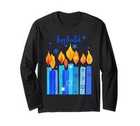 Felice Hanukkah Festival di Luce Stella di David Maglia a Manica
