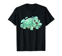 Felice Kawaii Baby Turtle Ocean Sea Life Lover Maglietta