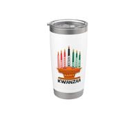 Felice Kwanzaa, I sette presidi Nguzo Saba Kwanzaa Bicchiere termico in acciaio inox doppia parete