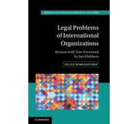 Felice Morgenste Legal Problems of International Organizatio (Copertina rigida)