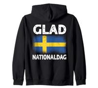 Felice Nationaldag Svedese Lingua Felice Giornata Nazionale Felpa con Cappuccio