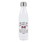 Felice Papà Giorno We Entrambi Know I'M The Favorito Parete Doppia Acqua Bottle