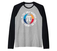 Felice Pi Day Matematica Insegnante Matematica Irrazionale Pi Simbolo Maglia con Maniche Raglan