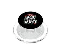 Felice Pi Day Matematica Insegnante Matematica Irrazionale Pi Simbolo PopSockets PopGrip per MagSafe