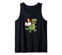 Felice Pollo con Amicizia Costume Dinosauro Canotta
