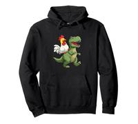 Felice Pollo con Amicizia Costume Dinosauro Felpa con Cappuccio