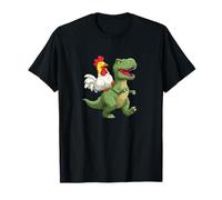 Felice Pollo con Amicizia Costume Dinosauro Maglietta