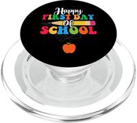 Felice primo giorno di scuola - insegnante colorato torna a scuola PopSockets PopGrip per MagSafe