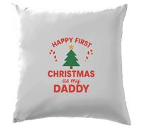 Felice Primo Natale Come Mio Papà - Cuscino - 1° Carino Papà Natale Amore