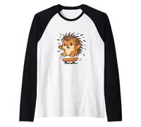 Felice Riccio Skate Cartoon Maglia con Maniche Raglan