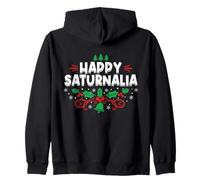 Felice Saturnalia Vacanza Natale Romano Saturno Saturnalia Felpa con Cappuccio