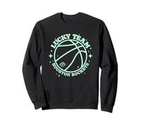 Felice Squadra di Basket della NBA Houston Rockets Felpa
