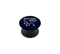 Felice Venerdì Serotonina Molecola Divertente Chimica Scienza PopSockets PopGrip Adesivo
