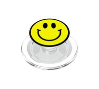Felice Viso Umorismo Giallo Sorriso Retro Positive Vibes PopSockets PopGrip per MagSafe