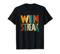 Felice Vittoria Streak in Colori Freddi Costume Maglietta