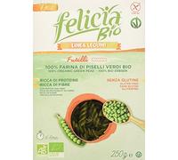 Fusilli di Piselli Verdi Senza Glutine - Pasta Felicia 250 g