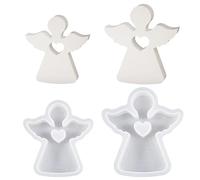 Feliciay 2 stampi in silicone, stampi per candele, stampi in silicone, per versare, stampi in silicone, stampi in resina epossidica, per Pasqua, gesso e sapone