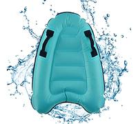 Feliciay Tavola da nuoto gonfiabile, leggera e portatile con maniglie, aiuto per il nuoto per piscina, tappetino ausiliario per l'apprendimento, tavola da surf gonfiabile per bambini e adulti (blu)