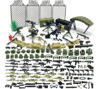 Felicify Set di Armi Militari, 171 Pezzi WW2 Armi Militari, Soldatini Giocattolo Militari, Set di Giocattoli Pacchetto Moderno Dell'Esercito, Regalo di Compleanno per Bambini