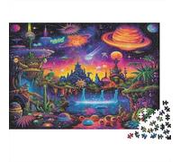 Felicità Puzzles 1000 Pezzi In puzzle A Rompicapo in Cartone, Un Set Di Puzzle A Rompicapo Per Relax E Meditazione, Ideale Per Puzzle Di Decorazione Bellissimo, Attività in Famiglia 52x38cm/1000