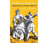 Felicity A Nussbaum The Brink of All We Hate (Tascabile)