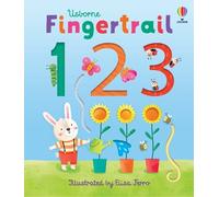 Felicity Brooks Fingertrail 123 (Libro di cartone) Fingertrails
