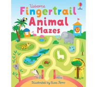 Felicity Brooks Fingertrail Animal Mazes (Libro di cartone) Fingertrails
