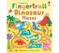 Felicity Brooks Fingertrail Dinosaur Mazes (Libro di cartone) Fingertrails