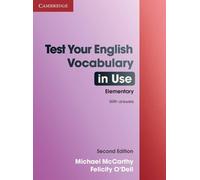 Felicity O'Dell Mich Test Your English Vocabulary in Use Elementary (Tascabile)