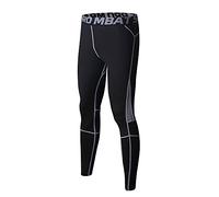 FELiCON Pantaloni da Ginnastica da Uomo Sportivo di Uomo da Uomo a Compressione Indossare Abiti da Allenamento ad Asciugatura Rapida Traspirante Confortevole Leggings Base Fitness Pantaloni Termici