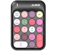 FELiCON x AJAZZ AK18 Tastierino numerico a 18 Tasti, Compatto, Portatile, Silenzioso, per Windows, iMac MacBook e Computer Portatile, Desktop PC Portatile, Tipo di immissione Dati(Nero)