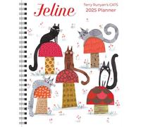 Feline 12-Month 2025 Monthly/Weekly Planner Calendar: Terry Runyan's Cats