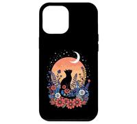 Feline Bloom Tail Moonlight Garden Kitten Paw Custodia per iPhone 12 Pro Max
