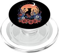 Feline Bloom Tail Moonlight Garden Kitten Paw PopSockets PopGrip per MagSafe