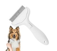 Feline Care Brush - Massage Styling Curved Accessory, 17x8.8x4.7cm Canine Coat Comb for Knot Clearing, Pet Tool with Smooth Comfort, Styling Kit, Hair Smoother for Kitten Bathroom and Shelter