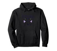 Feline Fine: Gioco di Parole Carino per Gli Amanti dei Gatti per Gli Appassionati di Animali Domestici Felpa con Cappuccio, Unisex per Adulti, Nero, XXL