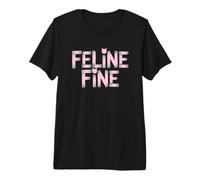 Feline Fine Maglietta Premium