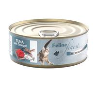 Feline Finest 24 x 85 g Alimento umido per gatti - Tonno con Cernia