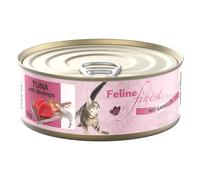 Feline Finest 24 x 85 g Alimento umido per gatti - Tonno con Gamberetti