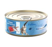 Feline Finest 24 x 85 g Alimento umido per gatti - Tonno con Ricciola