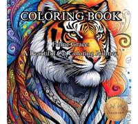 Feline Grace: A Beautiful Cat Coloring Journey.: Adult Coloring Book for Adults
