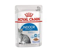 Royal Canin Indoor Sterilised Jelly - cibo umido in gelatina per gatti adulti tenuti in casa 12 x 85 g