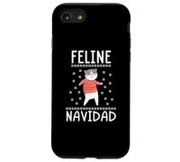 Feline Navidad Divertente XMAS Gatto Natale Ugly Christmas Custodia per iPhone SE (2020) / 7/8