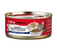 Feline Porta 21 6 x 156 g - Tonno con Manzo