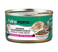 Porta21 Cibo per gatti Feline Porta 21 – Tonno con alga Seetang – 6 x 90 g Porta21 Cibo per gatti Feline Porta 21 – Tonno con alga Seetang – 24 x 90 g