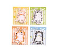 Feline Sticky Notes for Organization | Script Frame with Adhesion Retention Logic, High Density Cellulose Pads & Visual Reminder Nodes for Offices, Teachers and Classrooms
