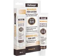 Felisept Gel per ferite per gatti 20ml - Unguento per gatti per la pulizia e la cura delle aree ferite - Cura delle ferite del gatto - Protezione delle ferite del gatto per una migliore rigenerazione