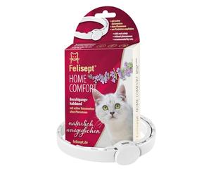 Felisept Home Comfort Collare Calmante Per Gatti - Con erba gatta naturale senza feromoni gatto - tranquillanti gatto - Riduce Il Comportamento Indesiderato e L'Irrequietezza In Casa E In Viaggio